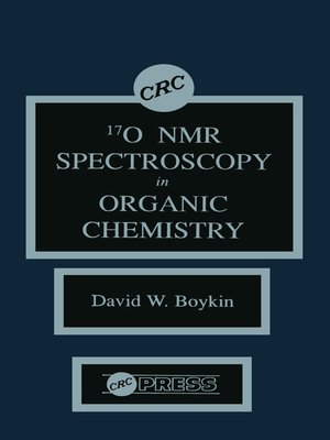 cover image of 17 0 NMR Spectroscopy in Organic Chemistry